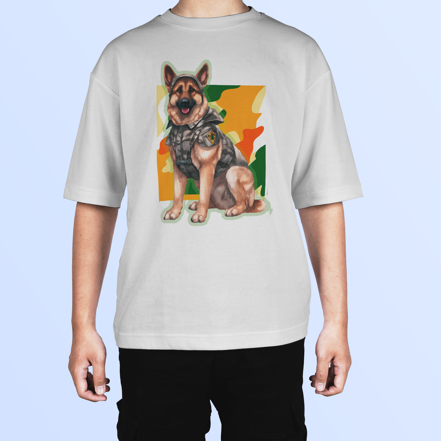 Tactical Canine Graphic Boxy T-Shirt