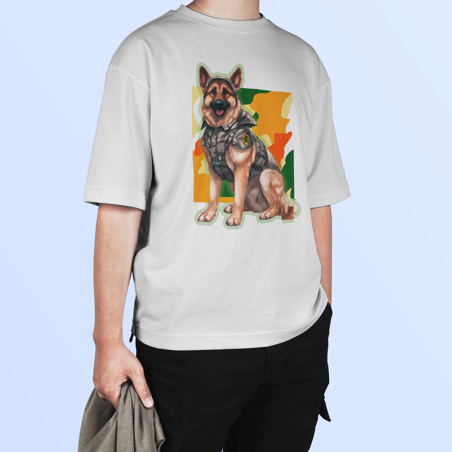 Tactical Canine Graphic Boxy T-Shirt