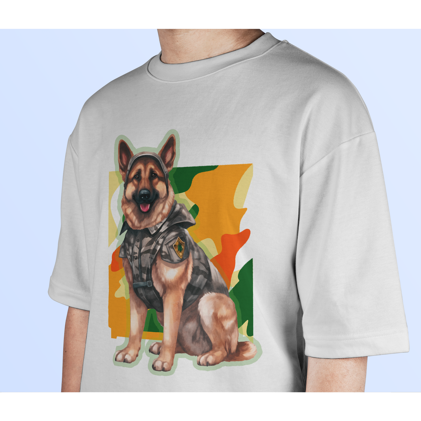 Tactical Canine Graphic Boxy T-Shirt