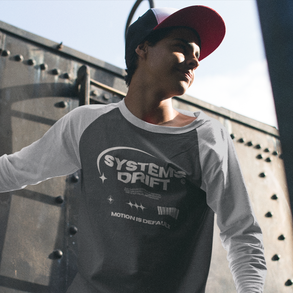 Systems Drift Raglan Tee