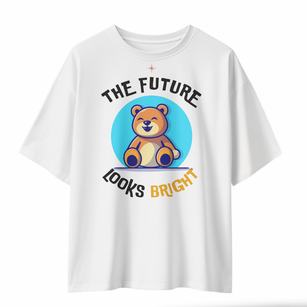 The Future Looks Bright – Oversized Front Print