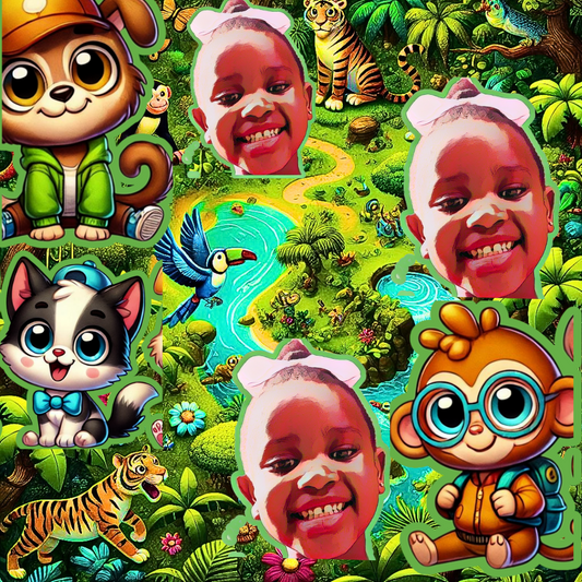 Jungle Face Puzzle