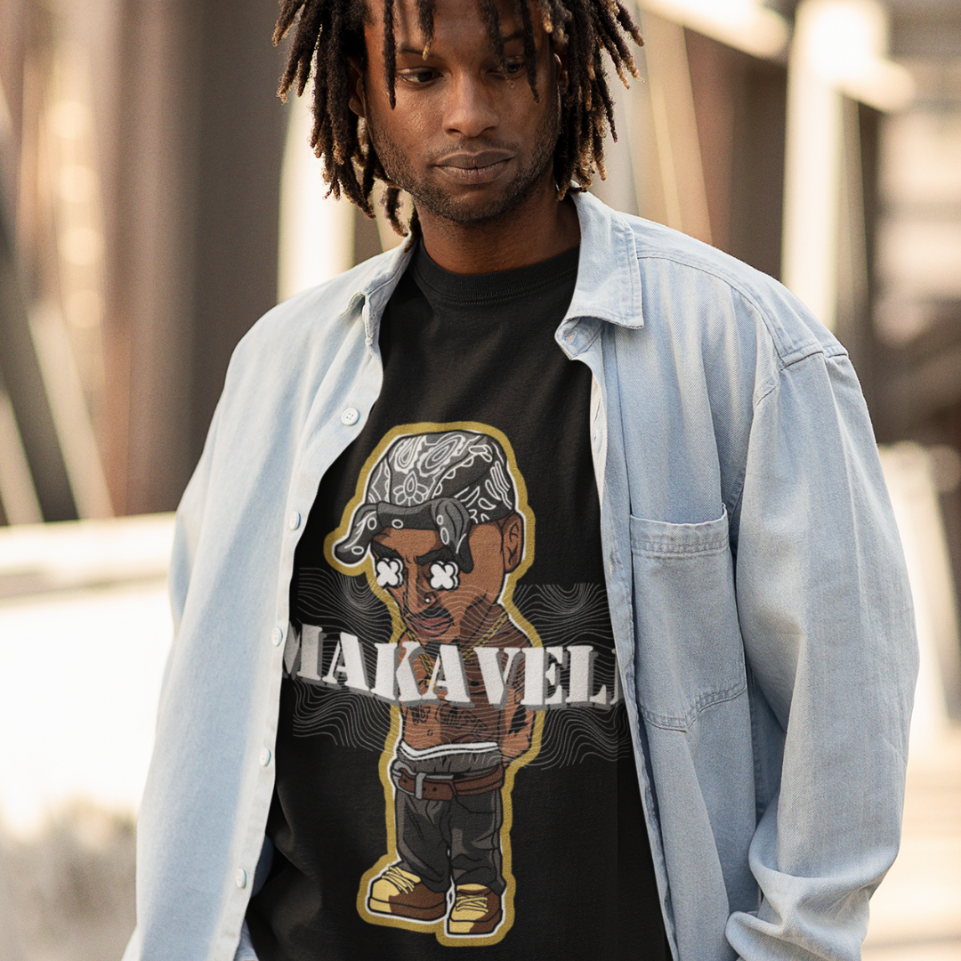 Makaveli Oversized Graphic T-Shirt