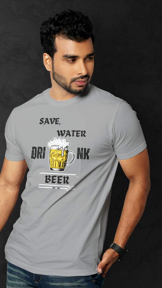 Save Water, Drink Beer Graphic T-Shirt