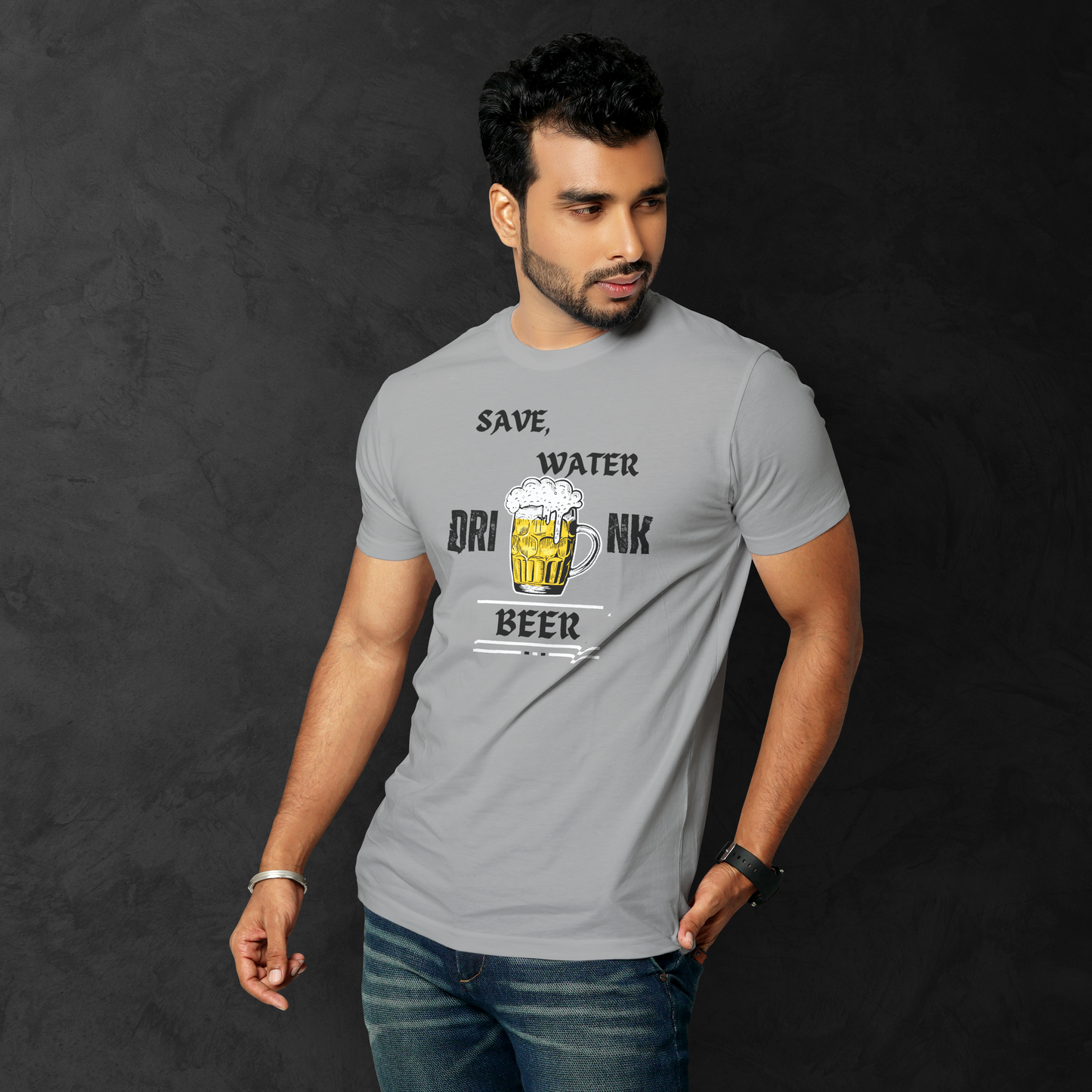 Save Water, Drink Beer Graphic T-Shirt