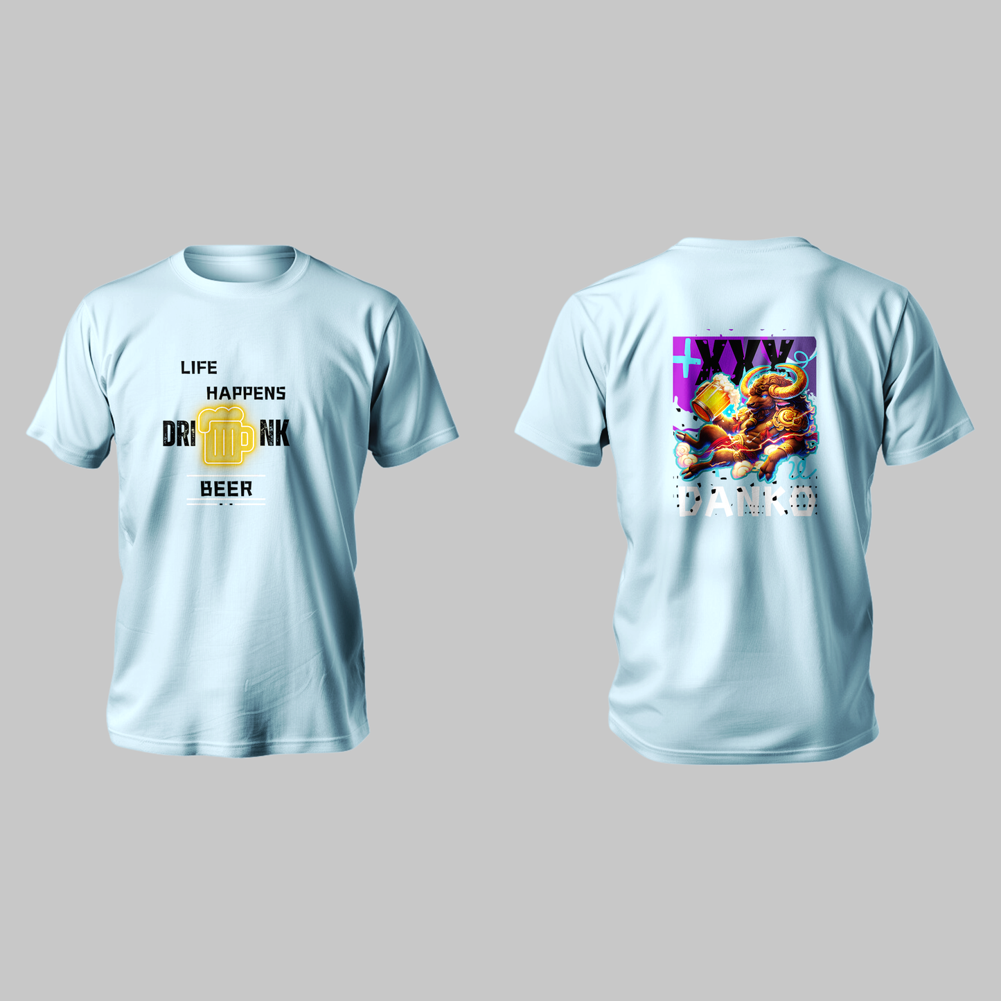 Life Happens, Drink Beer T-Shirt