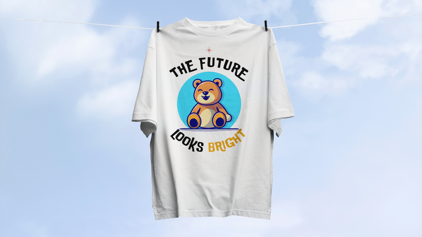 The Future Looks Bright – Oversized Front Print