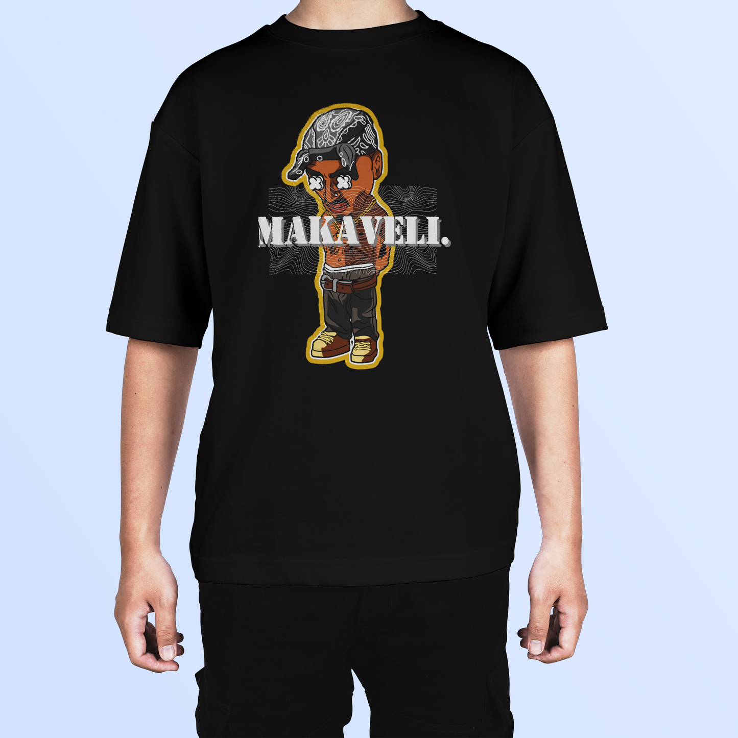 Makaveli Oversized Graphic T-Shirt