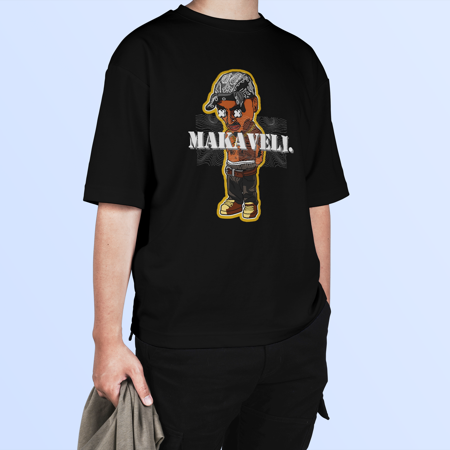 Makaveli Oversized Graphic T-Shirt